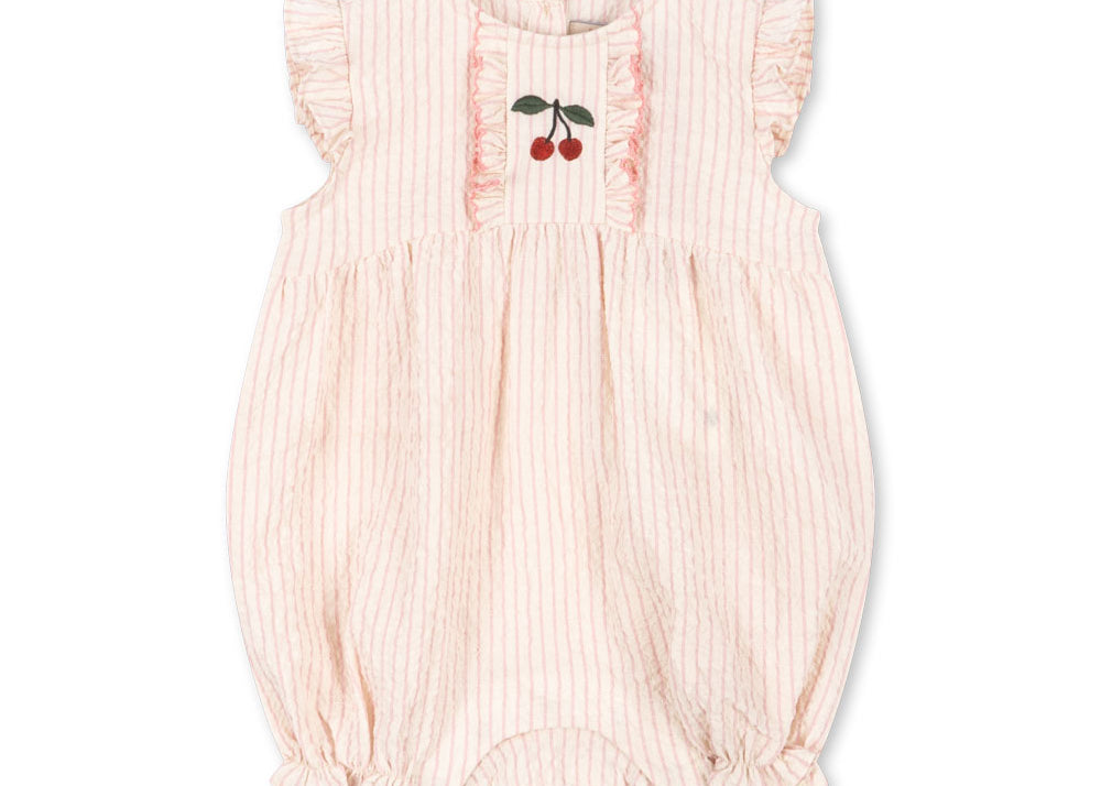 Konges Sløjd A/S Rompere og buksedragter - Vævet peony stripe
