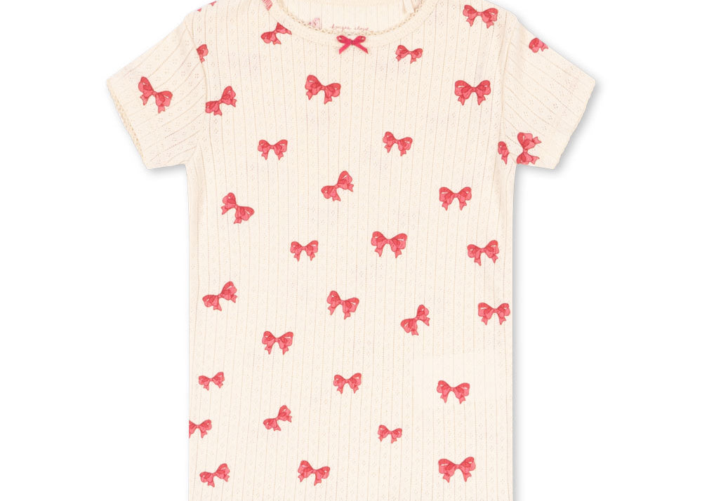 Konges Sløjd A/S JERSEY T-SHIRTS rosia bow