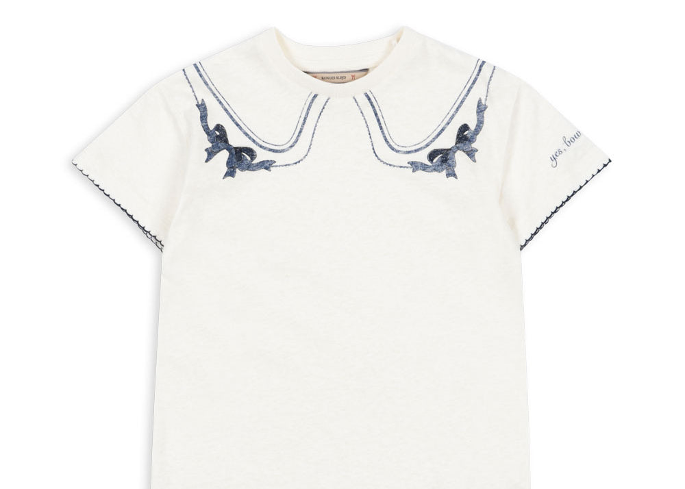Konges Sløjd A/S T-shirts off white/bow collar