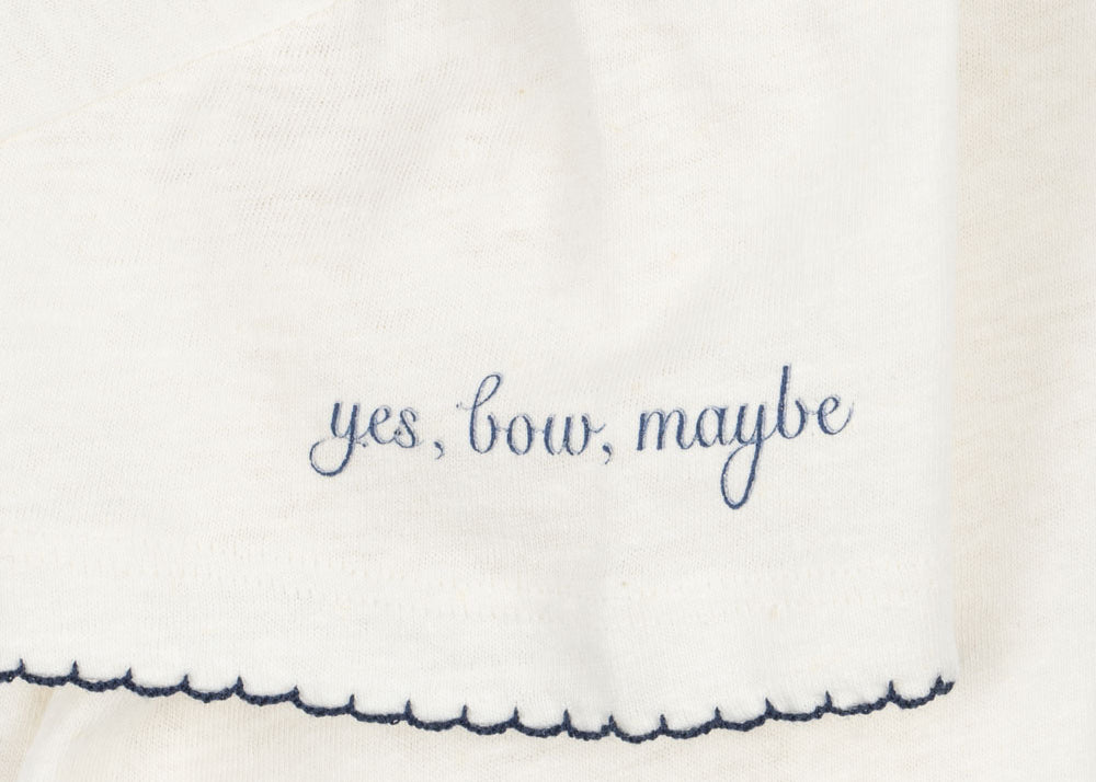 Konges Sløjd A/S T-shirts off white/bow collar