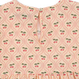 Konges Sløjd A/S Kortærmede bluser - Vævet cherry pink motif