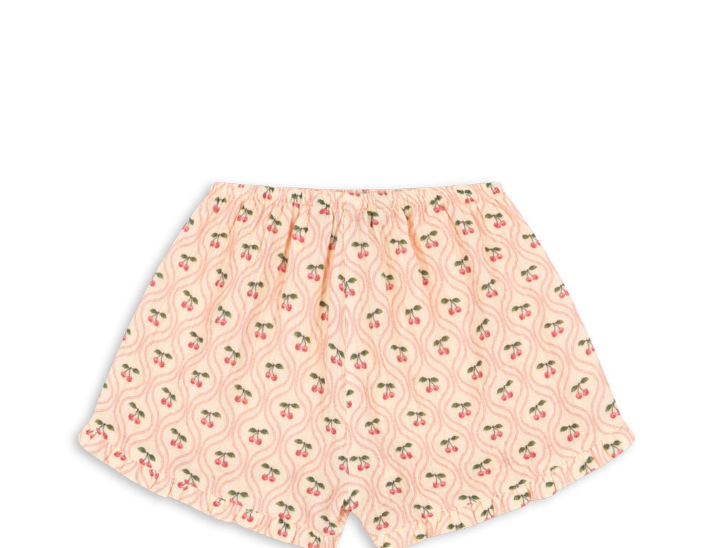 Konges Sløjd A/S WOVEN SHORTS & BLOOMERS cherry pink motif