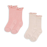 Konges Sløjd A/S Sokker rose/off white