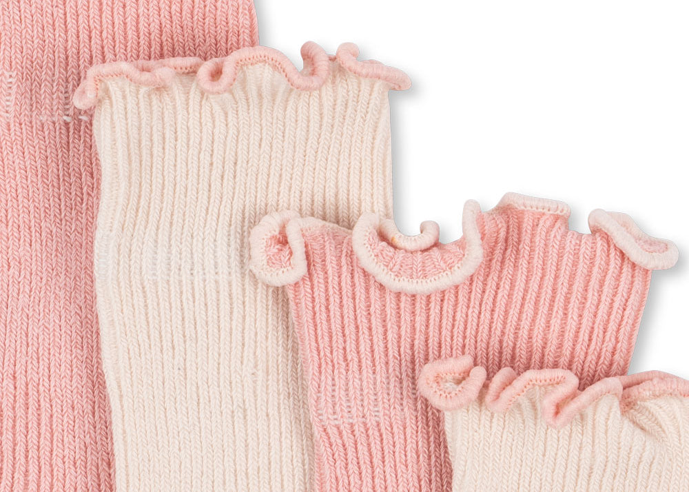Konges Sløjd A/S Sokker rose/off white