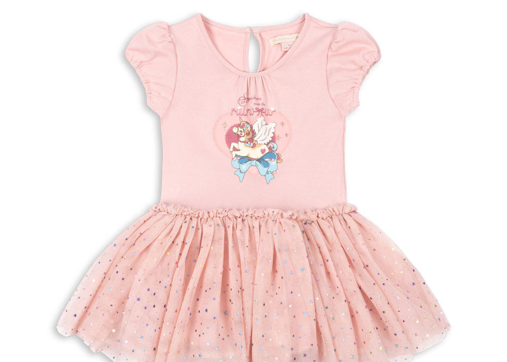 Konges Sløjd A/S WOVEN DRESSES fairy etoile holographic pink