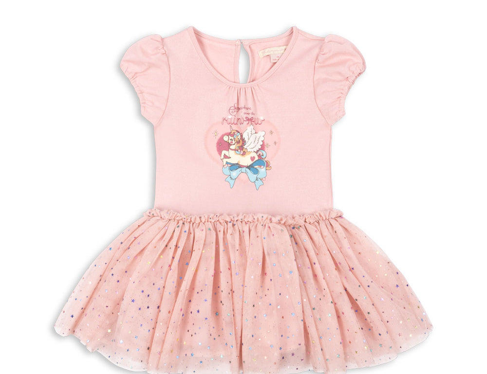 Konges Sløjd A/S WOVEN DRESSES fairy etoile holographic pink