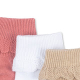 Konges Sløjd A/S Sokker sand/optic white/raspberry