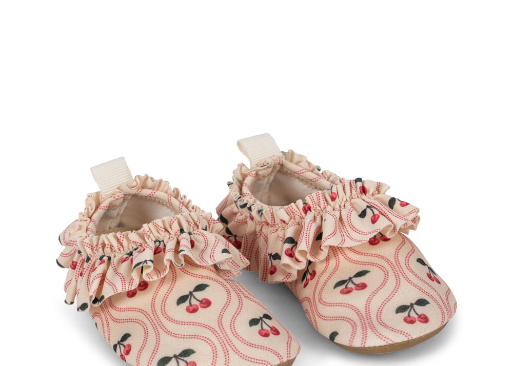 Konges Sløjd A/S Badesko cherry pink motif
