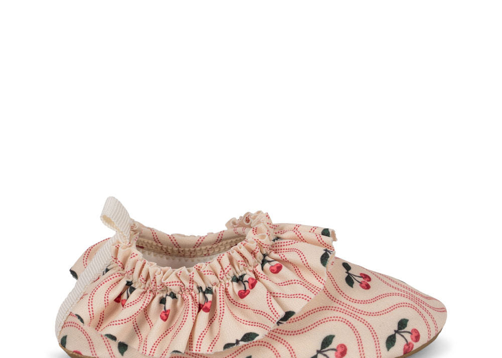 Konges Sløjd A/S Badesko cherry pink motif