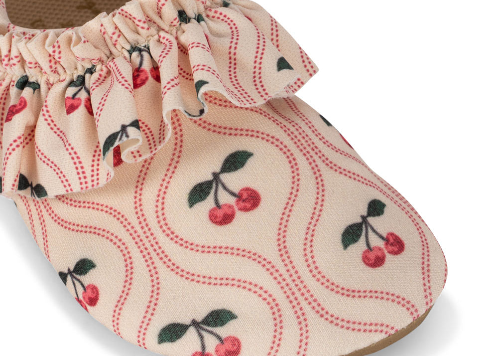 Konges Sløjd A/S Badesko cherry pink motif