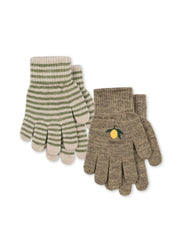 Konges Sløjd A/S Handsker lemon/stripe