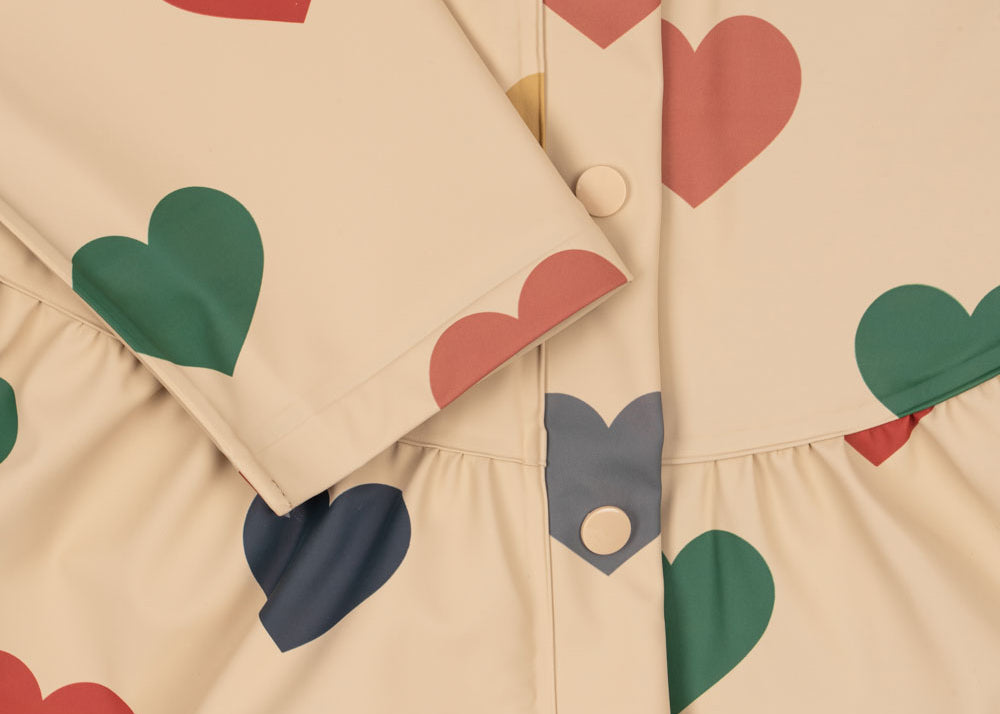 Konges Sløjd A/S Regntøj bon coeur coloré