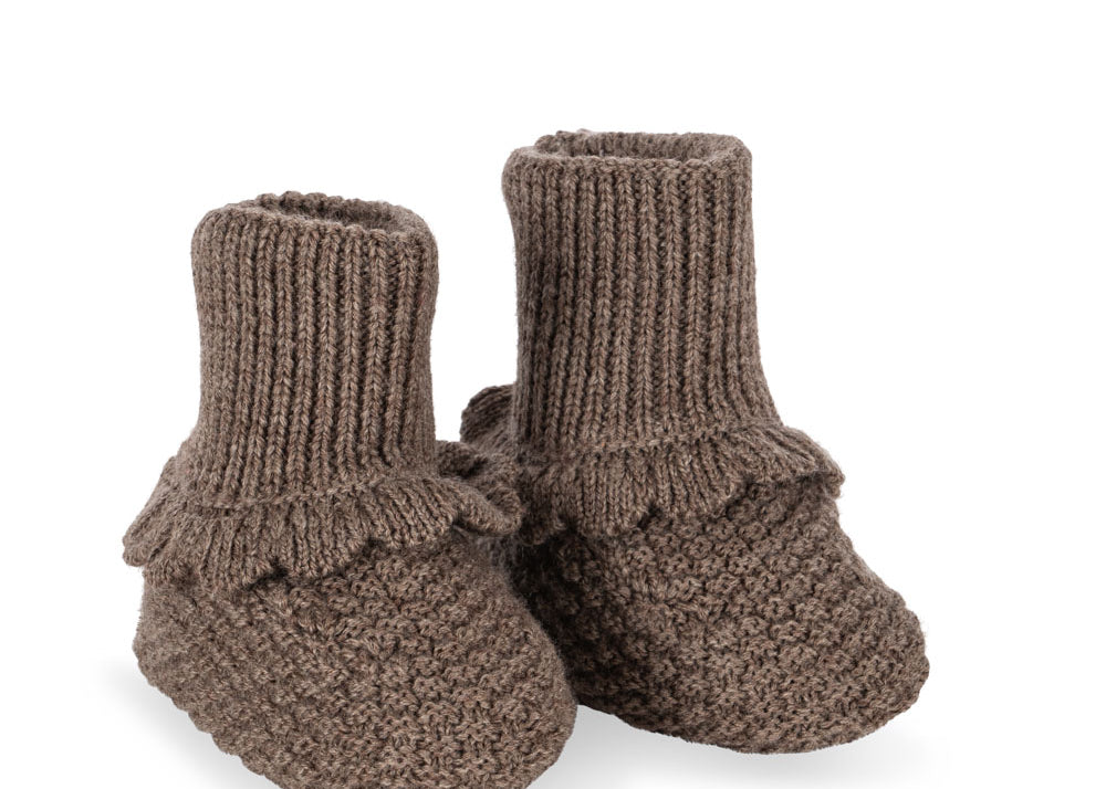 Konges Sløjd A/S Babyfutter bunny brown melange