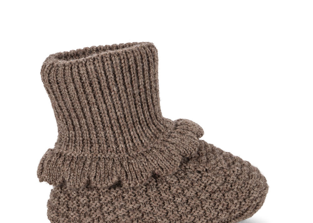 Konges Sløjd A/S Babyfutter bunny brown melange