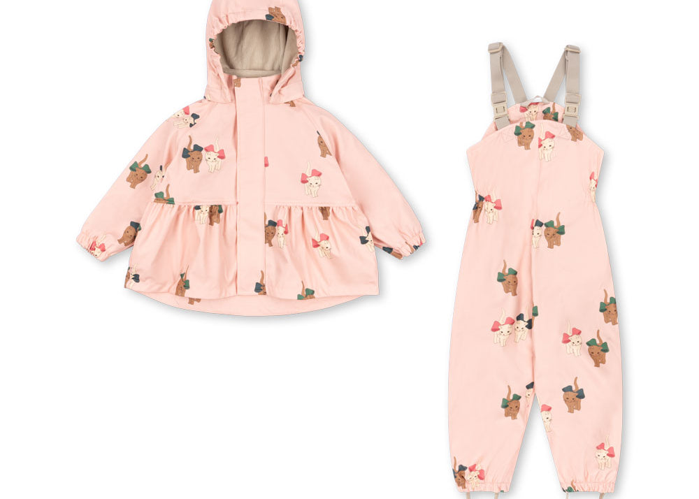 Konges Sløjd A/S Regntøj bow kitty pink