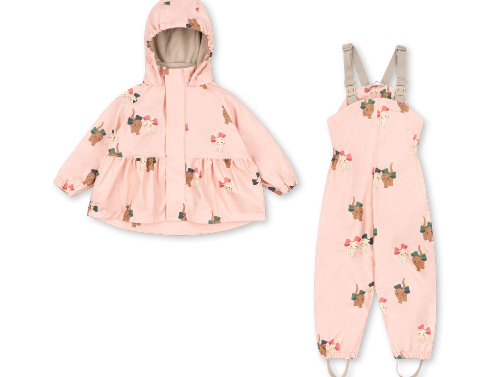Konges Sløjd A/S RAINWEAR bow kitty pink