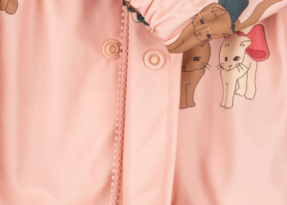 Konges Sløjd A/S Regntøj bow kitty pink