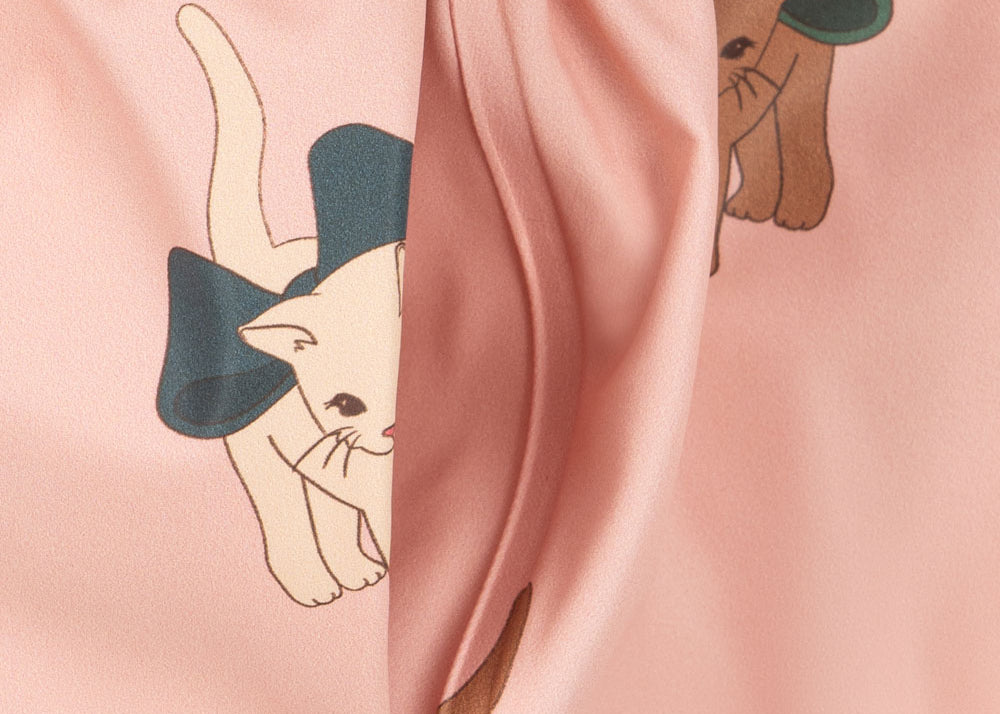 Konges Sløjd A/S Regntøj bow kitty pink