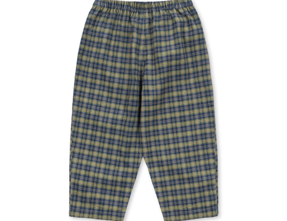 Konges Sløjd A/S WOVEN PANTS laurel blue check