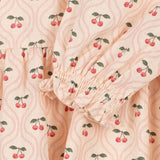 Konges Sløjd A/S Bluser - Vævet cherry pink motif