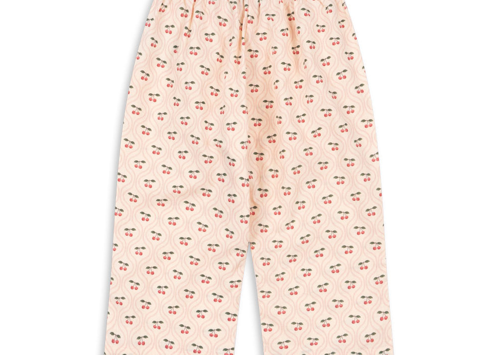 Konges Sløjd A/S Bukser - Vævet cherry pink motif