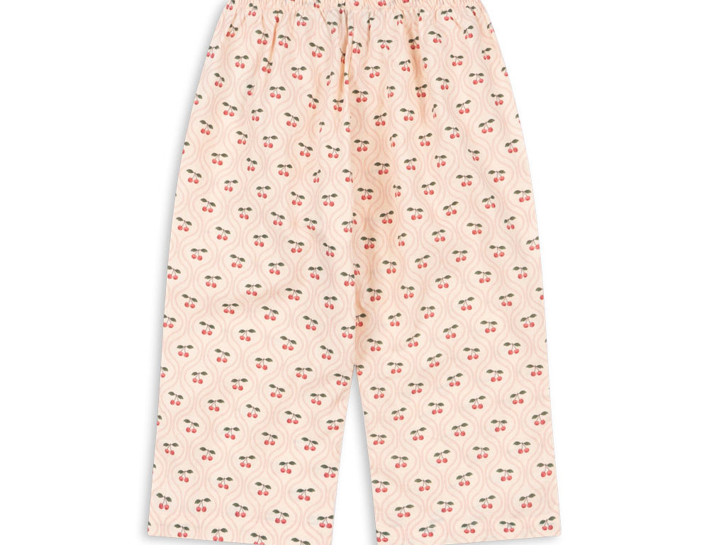 Konges Sløjd A/S WOVEN PANTS cherry pink motif