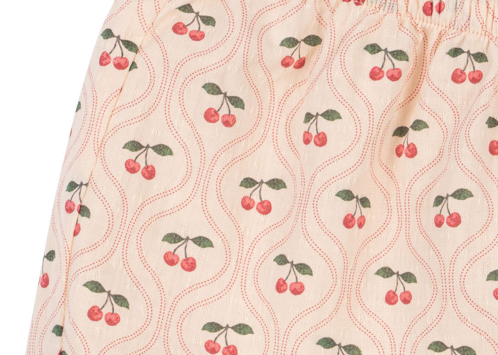 Konges Sløjd A/S Bukser - Vævet cherry pink motif