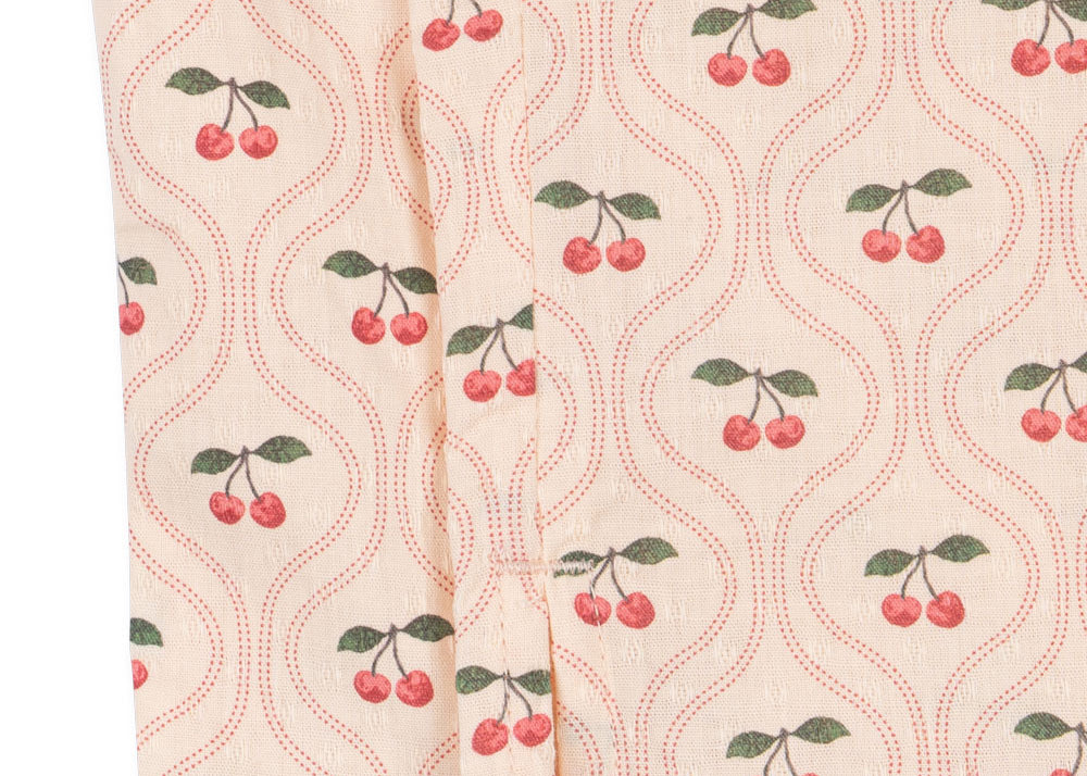 Konges Sløjd A/S Bukser - Vævet cherry pink motif