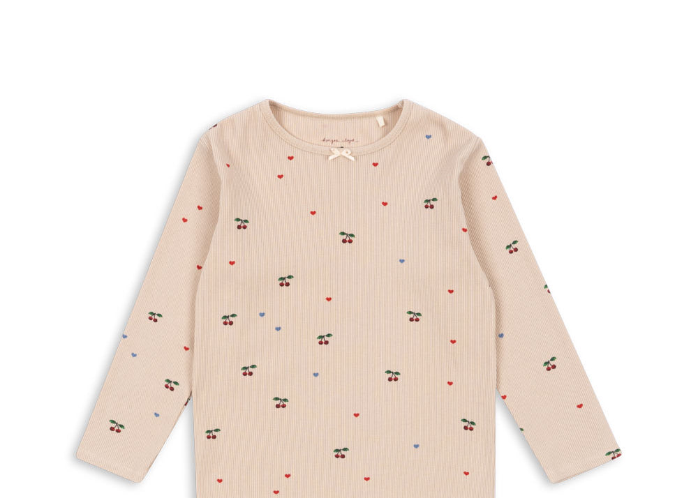 Konges Sløjd A/S Bluser - Jersey cherry coeur blush