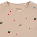 Konges Sløjd A/S Bluser - Jersey cherry coeur blush