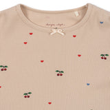 Konges Sløjd A/S Bluser - Jersey cherry coeur blush
