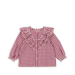 Konges Sløjd A/S Bluser - Vævet sangria/butter check
