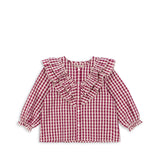 Konges Sløjd A/S Bluser - Vævet sangria/butter check