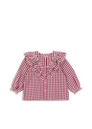 Konges Sløjd A/S Bluser - Vævet sangria/butter check