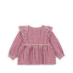 Konges Sløjd A/S Bluser - Vævet sangria/butter check