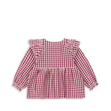 Konges Sløjd A/S Bluser - Vævet sangria/butter check