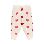Konges Sløjd A/S Bukser - Strik coeur coloré duo pink