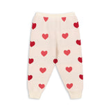 Konges Sløjd A/S Bukser - Strik coeur coloré duo pink