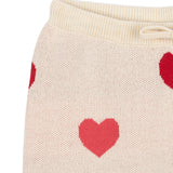 Konges Sløjd A/S Bukser - Strik coeur coloré duo pink