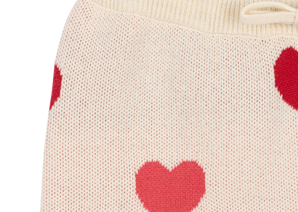 Konges Sløjd A/S Bukser - Strik coeur coloré duo pink