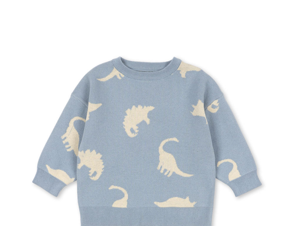 Konges Sløjd A/S KNITTED BLOUSES & VESTS dino mist