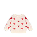 Konges Sløjd A/S Bluser - Strik coeur coloré duo pink