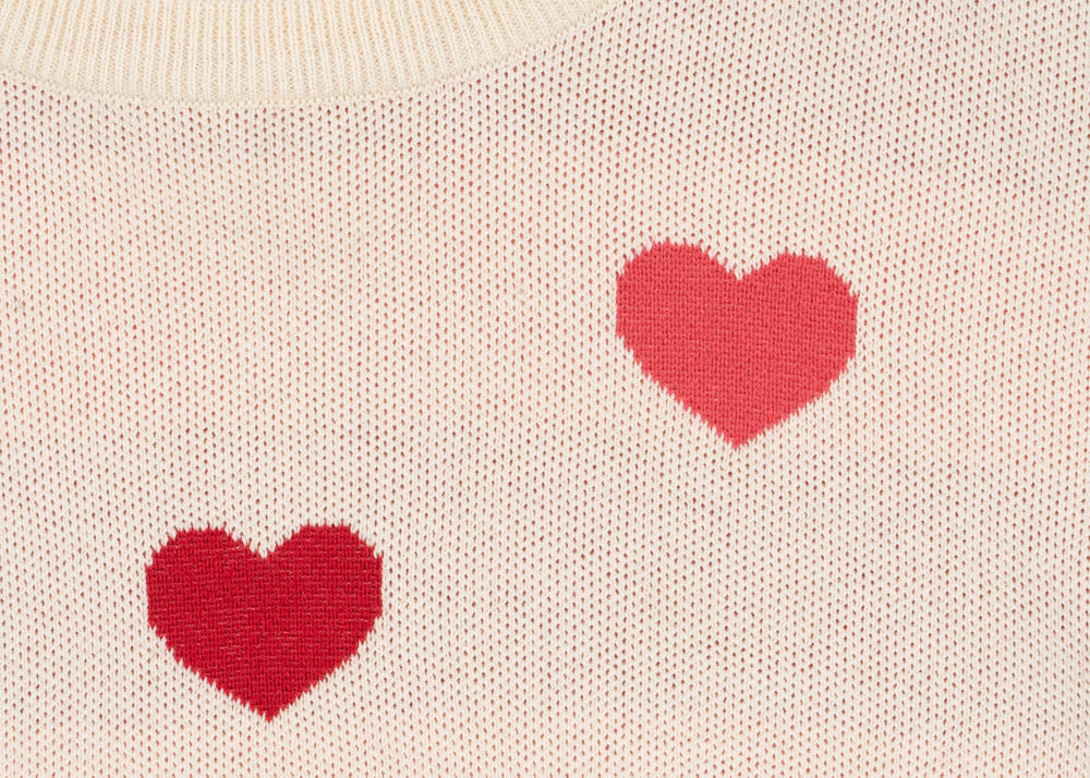 Konges Sløjd A/S Bluser - Strik coeur coloré duo pink