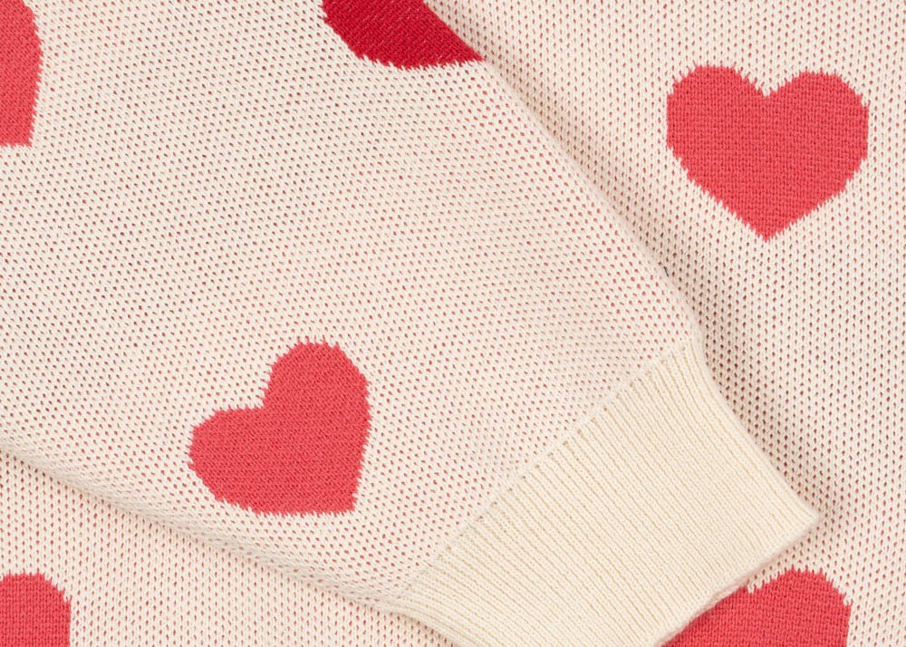 Konges Sløjd A/S Bluser - Strik coeur coloré duo pink