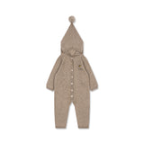 Konges Sløjd A/S KNITTED ROMPERS & ONESIES light brown