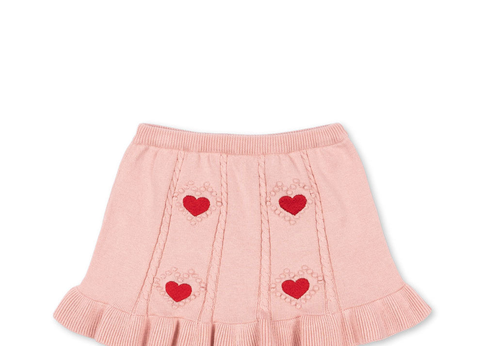 Konges Sløjd A/S Nederdele - Strik silver pink