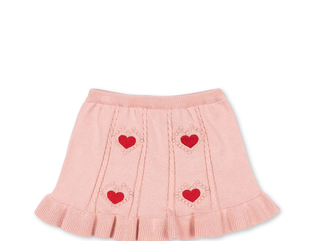 Konges Sløjd A/S KNITTED SKIRTS silver pink