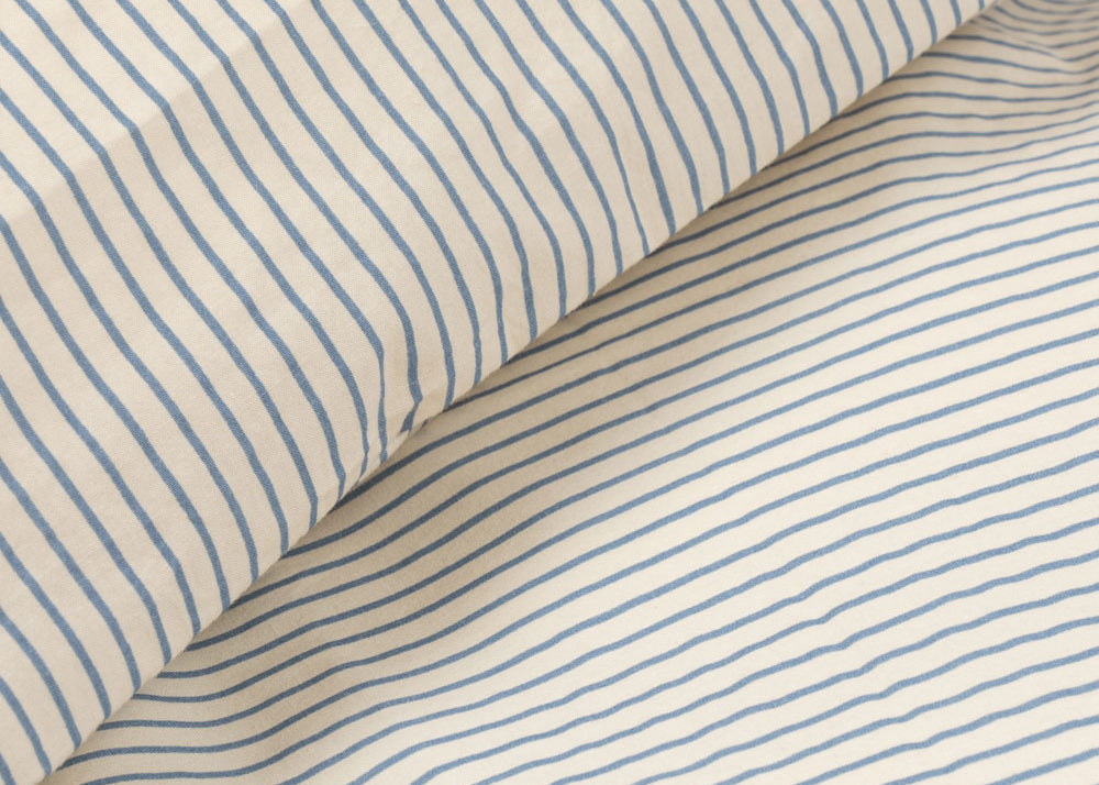 Konges Sløjd A/S Sengetøj - Junior stripe bluie