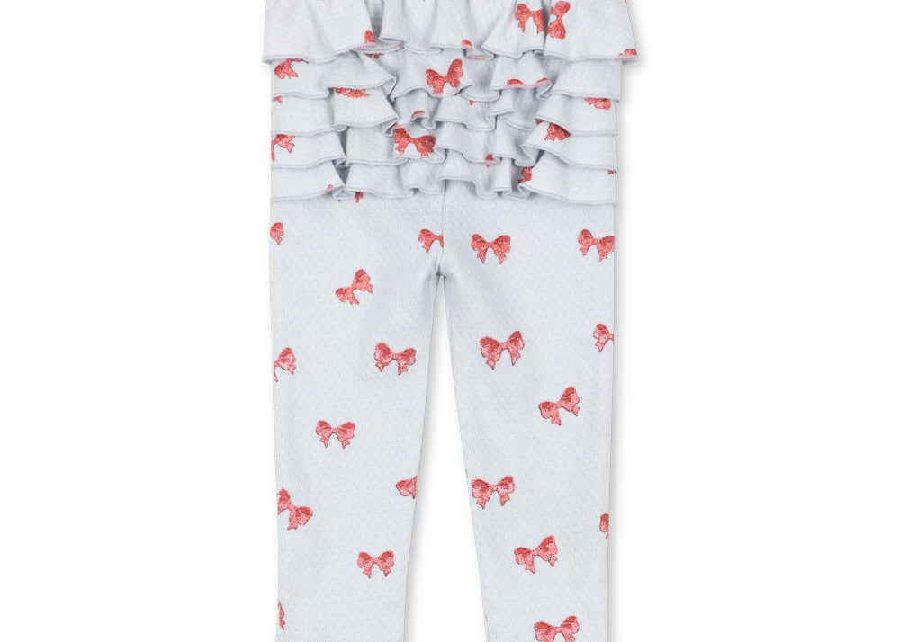 Konges Sløjd A/S Bukser - Jersey rosia blue bow