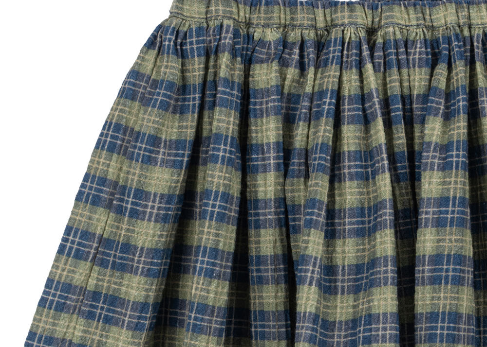 Konges Sløjd A/S Nederdel - Vævede laurel blue check
